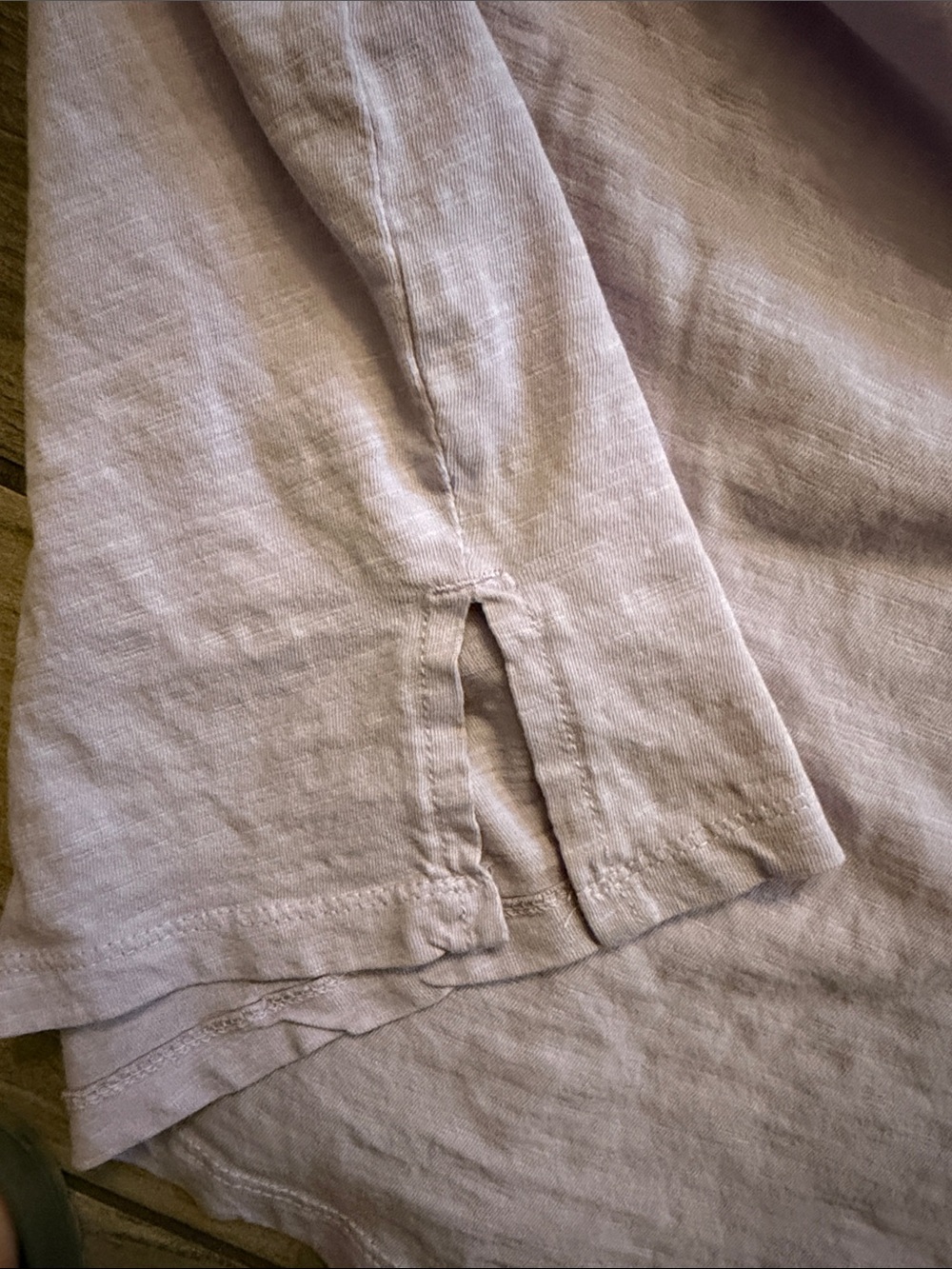 Pilcro Light Lavender Ruched Shoulder Tank - Picture 5 of 9